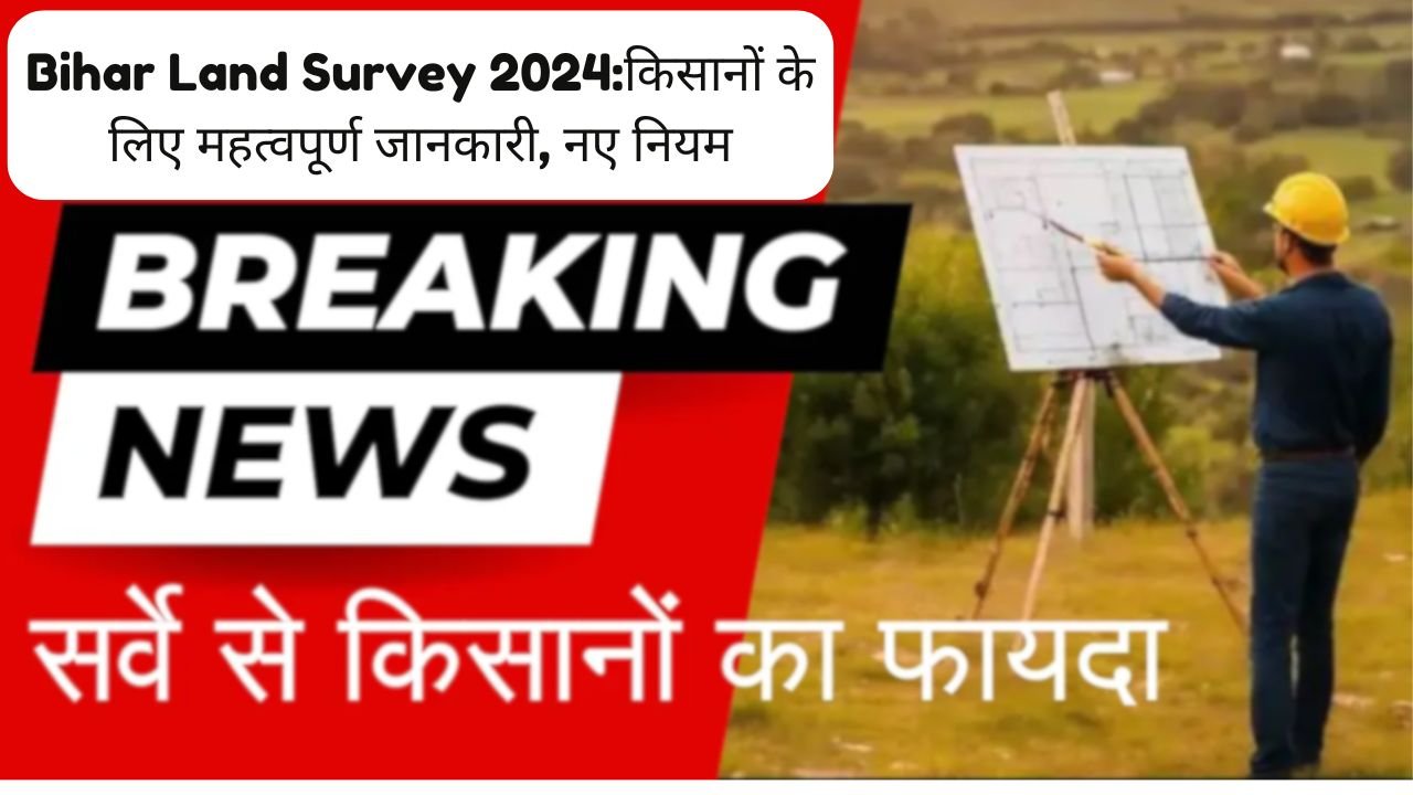 Bihar Land Survey 2024किसानों के लिए महत्वपूर्ण जानकारी, नए नियम